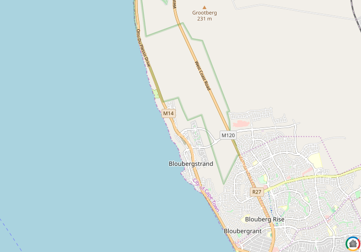 Map location of Big bay